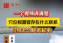 一个视频讲清楚，穴位和器官存在什么联系【官方编号：1290909860446208】