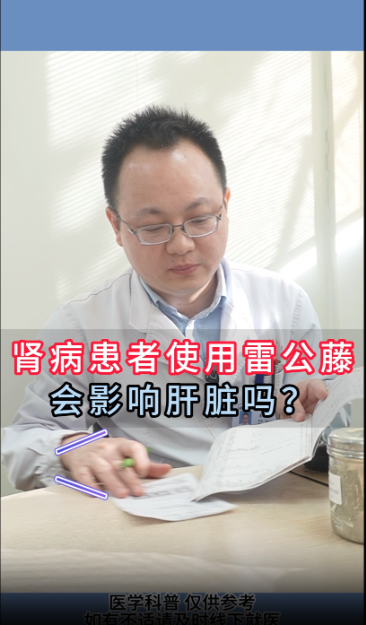 肾病患者使用雷公藤，会影响肝脏吗？【官方编号：1283011895234560】